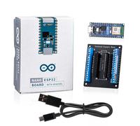 GeeekPi GPIO - Kit di espansione per terminale a vite per Arduino Nano | Cavo USB-C incluso, terminali a vite GPIO, cablaggio senza saldatura, base espansa terminale, scheda breakout
