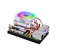 GeeekPi Ice Tower Cooler for Raspberry Pi 5, Pi 5 Aluminum Active Cooler with Cooling Fan for Raspberry Pi 5 4GB/8GB (Raspberry Pi 5 is NOT Included)