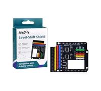 GeeekPi Level-Shift Shield modulo scheda di espansione per Arduino UNO Q, bidirezionale 3.3V a 5V, impilabile, ritaglio matrice LED
