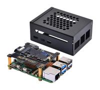 GeeekPi Metal Case with N05 PCIe M.2 Key-M NVMe SSD PCIe Peripheral Board for Raspberry Pi 5,Support M.2 NVMe SSD 2230 2242