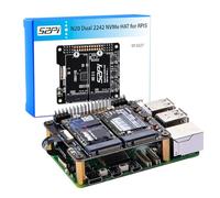 GeeekPi N20 Dual M.2 M-Key NVMe 2242 SSD HAT per Raspberry Pi 5