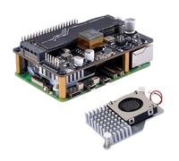 GeeekPi P33 M.2 NVME M-Key PoE+ Cappello per Raspberry Pi 5, con ufficiale Raspberry Pi 5 Active Cooler, Supporto M.2 NVMe SSD 2230 2242 2260 2280
