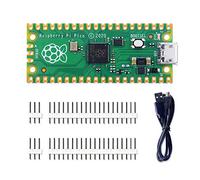 GeeekPi Raspberry Pi Pico Flessibile Microcontroller Mini Development Board,Basato su Raspberry Pi RP2040, Dual-Core Arm Cortex M0+ processore, Fino a 133 MHz,Supporto C/C++ / Python