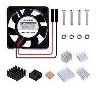 GeeekPi Raspberry Pi Ventola di Raffreddamento 30 x 30 x 7 mm con dissipatore per Raspberry Pi 3/2 Model B, Raspberry Pi 4B,3B + e Retroflag Nespi Case Plus (1-Pack)