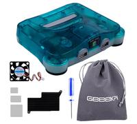 GeeekPi RetroFlag 64Pi - Custodia per Raspberry Pi 5, con inchiostro termico in alluminio e ventola di raffreddamento