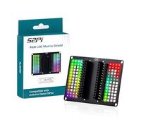 GeeekPi Schermo a matrice LED RGB per Arduino Nano ESP32/Nano R4, display a LED a colori a 24 bit indirizzabile individualmente, controllo a filo singolo