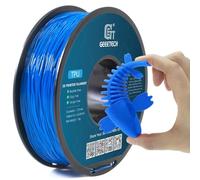 GEEETECH Filamento in TPU, 1,75 mm, blu, flessibile, per stampante 3D, 1 kg, 1 spool