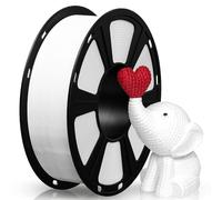 GEEETECH Filamento PETG da 1,75 mm, per stampante 3D, con precisione dimensionale di +/- 0,02 mm, in bobina da 1 kg, bianco