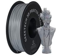 GEEETECH Filamento PLA 1.75 mm 1kg Spool per Stampante 3D, PLA Grigio