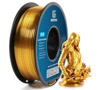 GEEETECH filamento PLA 1.75 mm Silk Gold, Filamento Stampante 3D PLA 1kg Spool, PLA Silk Gold