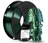 GEEETECH Filamento PLA 1,75 mm Silk verde scuro per stampante 3D Filamento PLA 1 kg Spool