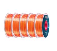 Geeetech Filamento PLA di seta bicolore doppio colore da 5 kg, filamento 3D Filo bobina da 1,75 mm (+/-0,03 mm) Confezione sottovuoto
