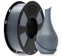 GEEETECH Filamento PLA HS 1,75 mm, PLA ad alta velocità per stampante 3D ad alta velocità da 0 a 600 mm/s, HS PLA argento, 1 bobina da 1 kg