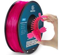 GEEETECH Filamento TPU 1,75 mm +/- 0,02 mm per stampante 3D, 1 kg 1 spool Rosa Trasparente