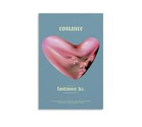 Geegao Fontaines Poster D.C. copertina musicale poster per camera artistica da parete su tela decorazione per camera da letto 30 x 45 cm (12 x 18 pollici)