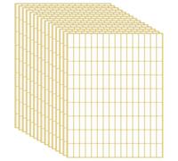 GEEHUA 2160 etichette bianche adesive piccole, vuote per prezzi, rimovibili, rettangolari, per buste, cartelle, barattoli, scatole, scuola, ufficio, cucina, 15 fogli (8 x 20 mm)