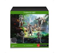 Geek Art Play Tabaxi - Set di figure da 28 - 32 mm, non verniciate, ideali per dungeon e draghi, Pathfinder e giochi di ruolo fantastici