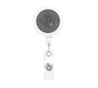 Geek Nerd Math Mathematician Pi Day Porta badge retrattile, porta badge con clip identificativa Clip a coccodrillo