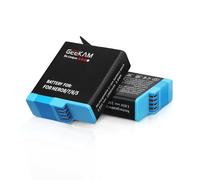 GEEKAM 2 batterie ricaricabili compatibili con Hero 5 6 7 8