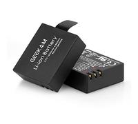 GeeKam Batteria Action Cam, 2 x 1350mAh Batterie Ricaricabili Compatibile con Campark, Crosstour, APEMAN, Victure, Rollei 372, WOLFANG GA100/GA200/GA300, SJ4000, S009