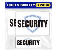GEEKBEAR Calamita di sicurezza per auto, accattivante, riflettente, resistente alle intemperie, set da 3 (bianco)