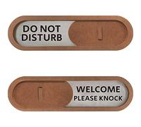 GEEKBEAR Cartello per porta da ufficio con scritta "Do Not Disturb", colore: marrone