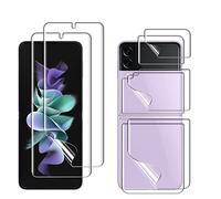 Geekboy - Pellicola protettiva per schermo compatibile con Samsung Galaxy Z Flip 3 5G 2021, confezione da 2 pellicole protettive per Samsung Galaxy Z Flip 3 e 5G 2021, per Samsung Galaxy Z Flip 3, antigraffio