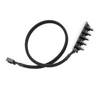 GeekerChip 4 pin PWM Fan Hub,CPU/Case Fan Splitter Cavo-1 Femmina e 5 Porte con 4 Pin,per ventole di Raffreddamento del Computer