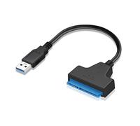 GeekerChip Adattatore USB 3.0 a SATA, Convertitore e Esterno USB 3.0 a SATA per HDD SSD 2.5,Cavo 5Gbps Supporta Windows XP/Vista/7/8/10 e Mac OS ECC