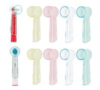 GeekerChip Copertura Spazzolino Elettrico,8 Pezzi Copertura Protettiva per Testine di Spazzolino Elettrico,Copri Spazzolino Antipolvere,per Viaggi/Lavoro,Multicolore