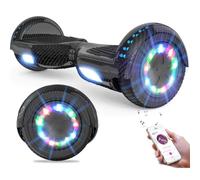 GeekMe Hoverboards Auto bilanciamento Scooter 6.5 '' Regalo per Bambini e Adulti - Bluetooth Altoparlanti LED luci