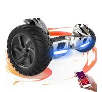 GeekMe Hoverboards SUV con l’APP,Hoverboards fuoristrada da 8.5 pollici, altoparlante Bluetooth, doppio motore, luci a LED, hoverboards fuoristrada per bambini ed adulti