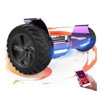 GeekMe Hoverboards SUV con l’APP,Hoverboards fuoristrada da 8.5 pollici, altoparlante Bluetooth, doppio motore, luci a LED, hoverboards fuoristrada per bambini ed adulti
