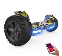 GeekMe Hoverboards SUV fuoristrada con l’APP da 8.5 pollici, altoparlante Bluetooth, doppio motore, luci a LED, per bambini ed adulti