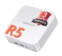 GEEKOM A7 con AMD Ryzen 5 7535HS,16GB DDR5 RAM(Memoria DDR Espandibile,Non LPDDR) e 1TB SSD,LAN 2.5G Ultra Veloce,Mini PC Windows 11 Pro,USB4.0,Slot SD per Creatività/Ufficio/Casa