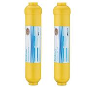 Geekpure 10 pollici Aggiornamento del filtro minerale in linea per l'acqua per il sistema a osmosi inversa-1/4" Port, Pack of 2