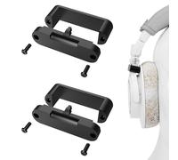 Geekria 1 paio di cerniere per archetto in metallo, compatibili con cuffie Audio-Technica ATH-M50x, M50xBT, M50xGM, M50xBB, M50xPB, M50xWH, ricambio per cuffie, parti di riparazione (nero)