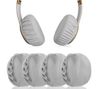 Geekria 2 paia di coperture per auricolari Flex in tessuto: certificazione sicurezza prodotto - lavabili e elastiche - protezioni per cuffie on-ear (taglia S/grigio)