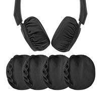 Geekria 2 paia di copri auricolari in tessuto flessibile/copri auricolari/protezioni per auricolari estensibili e lavabili per Solo Pro, Solo3, per auricolari per auricolari da 1 "-3" pollici