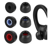 Geekria 3 paia di gommini auricolari in memory foam, senza fili, compatibili con auricolari in-ear da 4,5-6,3 mm, con ugelli che bloccano il rumore, gommini per auricolari (S/M/L)