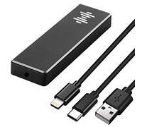 Geekria Amplificatore per cuffie portatile con adattatore DAC, USB-A a Type-C/USB-C a 3,5 mm jack stereo per Android, Windows, smartphone, PC, portatile (384K/32-Bit)