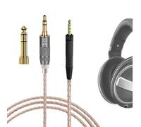 GEEKRIA Apollo - Cavo audio compatibile con cuffie audiofili ad alta risoluzione Sennheiser HD599, HD598, HD620S, HD550, HD505, da 2,5 mm a 3,5 mm/6,35 mm, cavo di ricambio per musica HiFi (2 m)