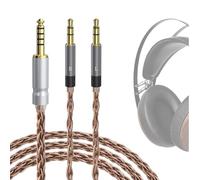 GEEKRIA Apollo Cavo audio di aggiornamento in rame monocristallo, compatibile con Meze Audio 99 Classics, 109 PRO, LIRIC 2, Strada, 4,4 mm verso doppio 3,5 mm (1,5 m)