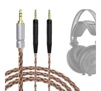 Geekria Apollo - Cavo audio in rame compatibile con cuffie ATH ATH-R70X, da 3,5 mm a doppio 2,5 mm, cavo di ricambio per cuffie audiofili ad alta risoluzione (1,5 m)