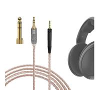 GEEKRIA Apollo, cavo audio misto rame argento compatibile con Sennheiser HD 400PRO, 598SR, cavo 598, cavo di ricambio per cuffie ad alta risoluzione da 2,5 mm per audiofili, cuffie HiFi (3 m)