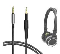 GEEKRIA Apollo Cavo di aggiornamento per cuffie AKG K430, K450, K451, K452, Q460, K480 e altro/Cavo audio sostitutivo per cuffie Premium intrecciato AUX (Nero 120cm)