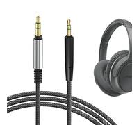 GEEKRIA Apollo laptop cavo per Bose QuietComfort QC35, QC25, Soundtrue, Soundtrue around-ear II/groviglio-free Premium ricambio per cuffie audio cavo (3.5 mm 2.5 mm maschio a maschio, nero 1,2 m)