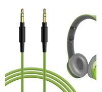 GEEKRIA Audio Cable for Studio 3, Studio 2, Studio, Solo 3, Solo 2, Solo HD Headphones, 3.5mm Male to 3.5mm Male Replacement Stereo Cord (Green 5.6FT)