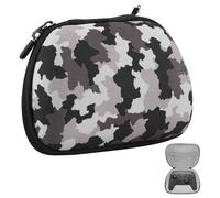 GEEKRIA Borsa da viaggio compatibile con Switch Pro/Razer V2 Pro/Victrix/Luna/Steam Controller Borsa per il gioco, custodia rigida, grigio mimetico, Organizer per borse