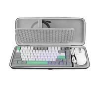 Geekria Borsa rigida da trasporto per combo tastiera e mouse 75%, compatibile con AULA F75 Pro/S75 PRO, Keychron K2 Version 2/Q1 HE, ASUS ROG Azoth 75% e Redragon K673 PRO, 84 tasti